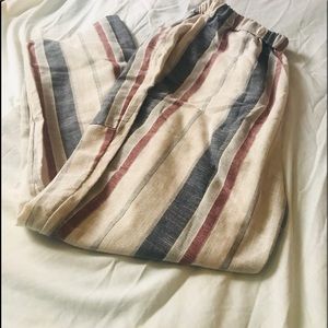 Women’s Striped Harem Pants Baggy